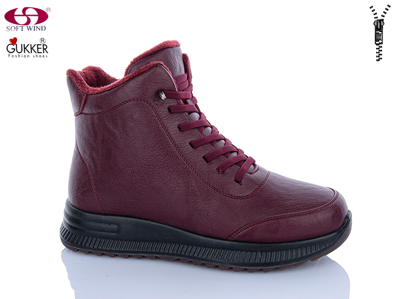 Ботинки GUKKER (37-42) YK4137 wine (зима)