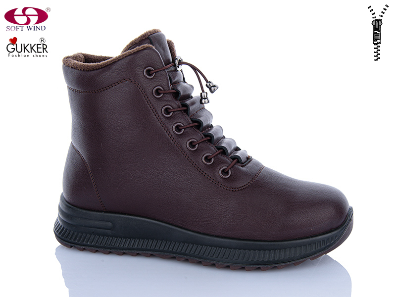 Ботинки GUKKER (37-42) YK4138 brown (зима)
