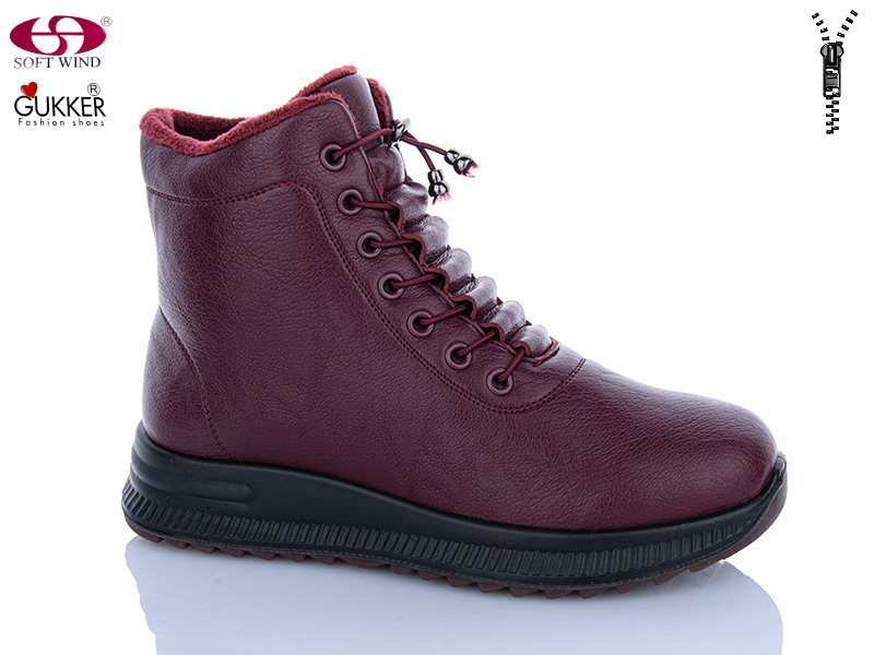 Ботинки GUKKER (37-42) YK4138 wine (зима)