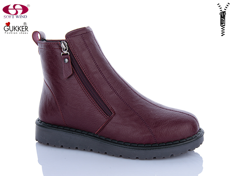 Ботинки GUKKER (37-42) YK4147 wine (зима)