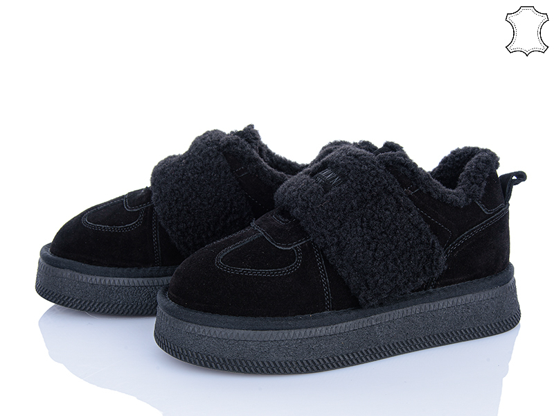 Туфли PL PS (36-40) GF2647 black (зима)