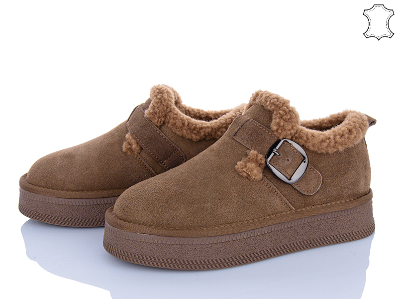 Туфли PL PS (36-40) GF2651 caramel (зима)