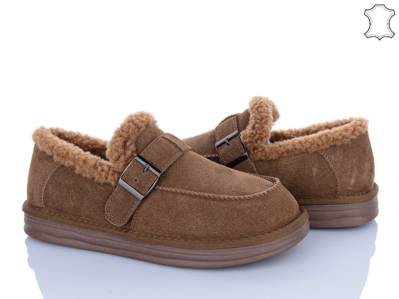 Туфли PL PS (36-40) GF2657 caramel (зима)
