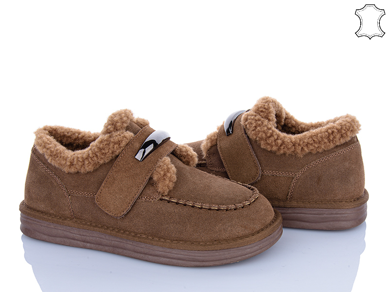 Туфли PL PS (36-40) GF2658 caramel (зима)