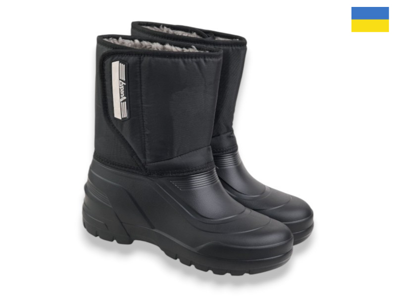 Сапоги Rai shoes (42-45) B164A чорний (зима)