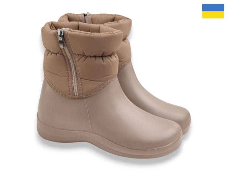 Сапоги Rai shoes (36-41) D338-1DBg т.бежевий (зима)