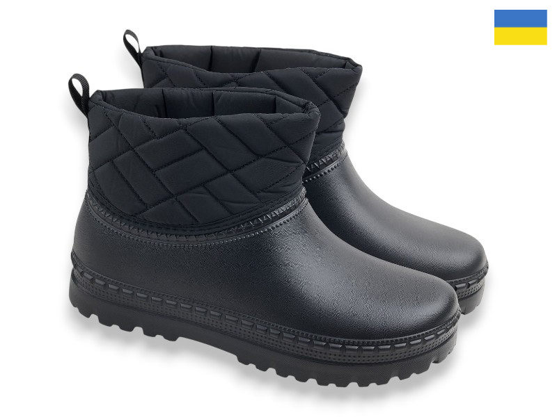 Сапоги Rai shoes (37-41) D420A чорний (зима)