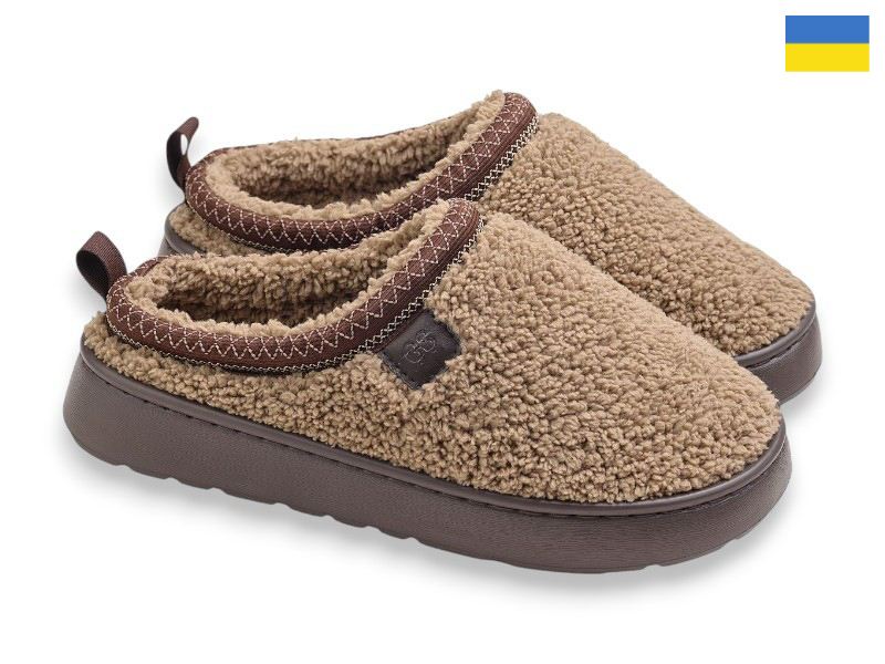 Сабо Rai shoes (37-41) UD7301Br коричневий (зима)