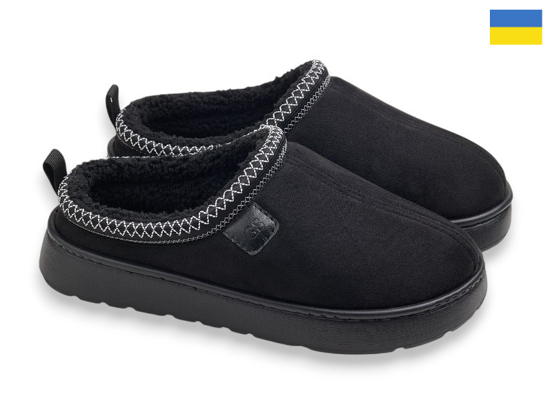 Сабо Rai shoes (37-41) UD7302A чорний (зима)