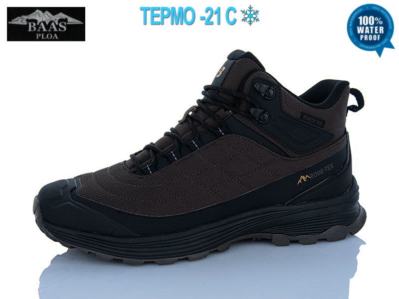 Кроссовки Baas (41-46) A2655-6 термо (деми)