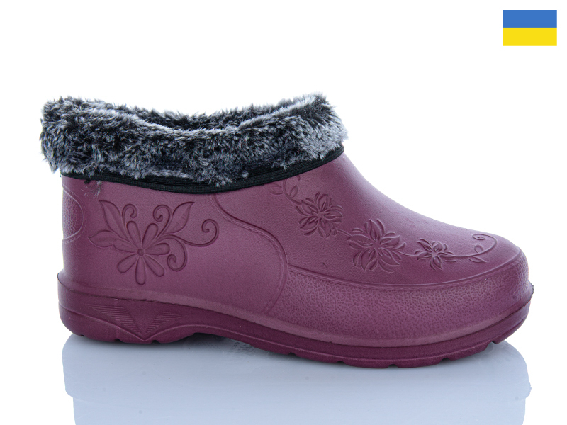 Галоши Alex (36-41) GB88021 бордовий (зима)