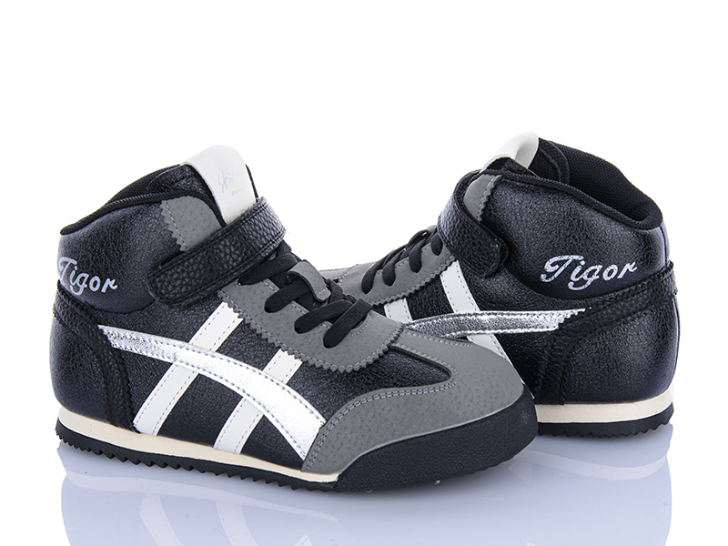 Ботинки Clibee (31-37) ABC95091 black-grey (зима)