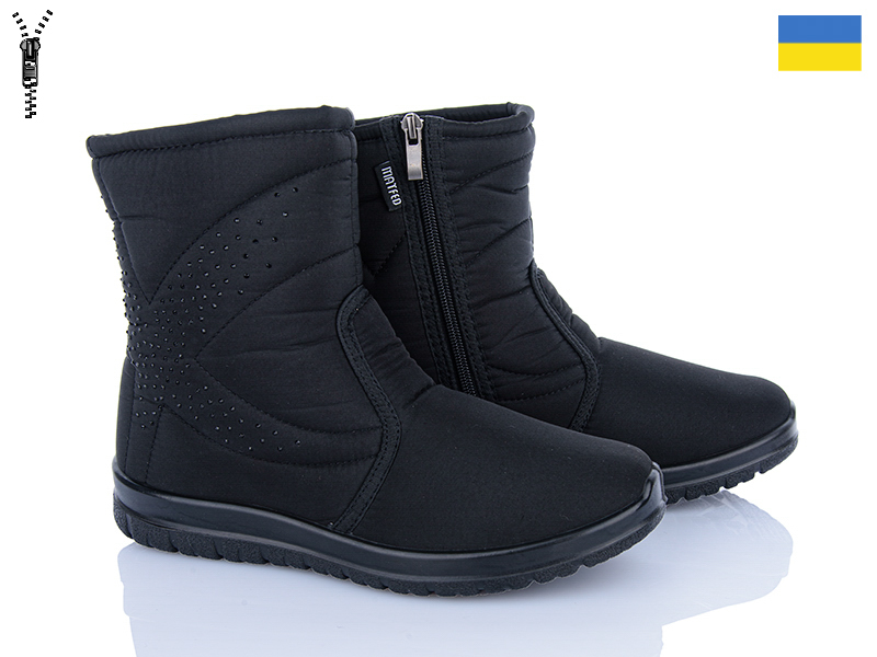 Ботинки Roks (37-42) 5201 чорний (зима)
