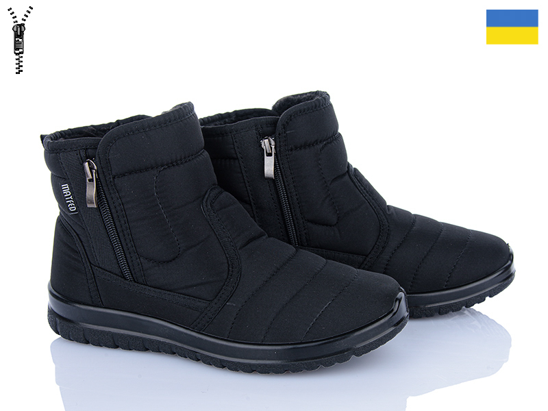 Ботинки Roks (37-42) 5202 чорний (зима)