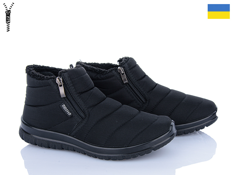 Ботинки Roks (37-42) 5204 чорний (зима)