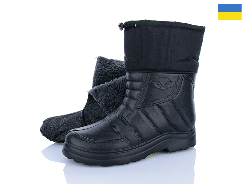 Сапоги ALEX M&L (41-46) BA5 чорний (зима)