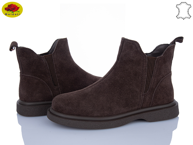 Ботинки Meideli (36-40) B7788-12 brown (зима)