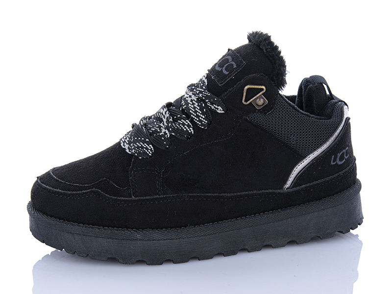 Кроссовки ABA (36-41) JP806 black (зима)