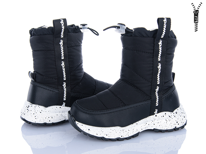 Дутики Clibee-ShoSho (27-32) D6907P-1 black (зима)
