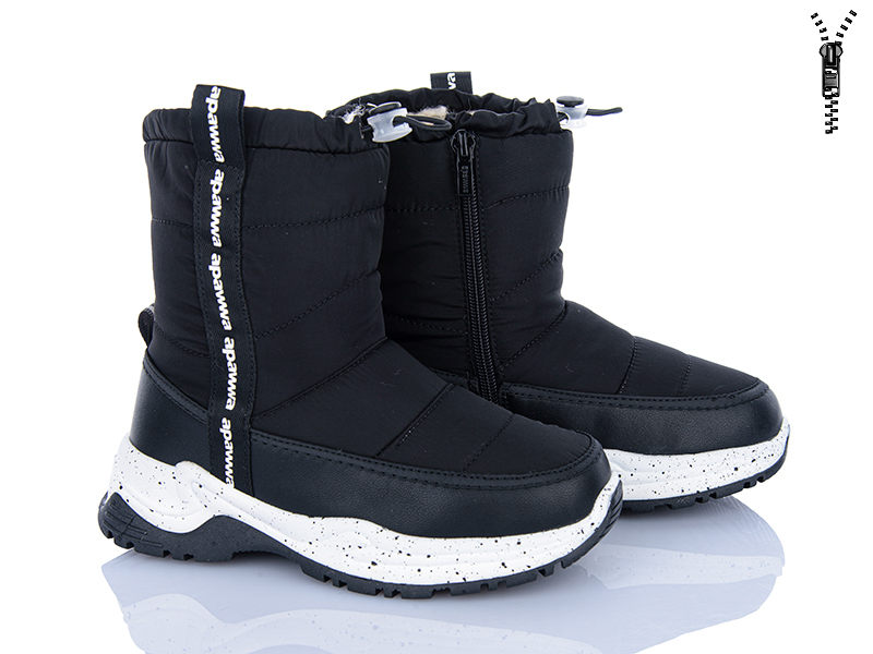 Дутики Clibee-ShoSho (32-37) D6908P-1 black (зима)