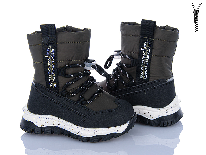 Дутики Clibee-ShoSho (22-27) D6911P-1 khaki (зима)