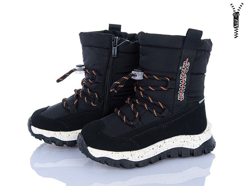 Дутики Clibee-ShoSho (28-33) D6912P-1 black (зима)