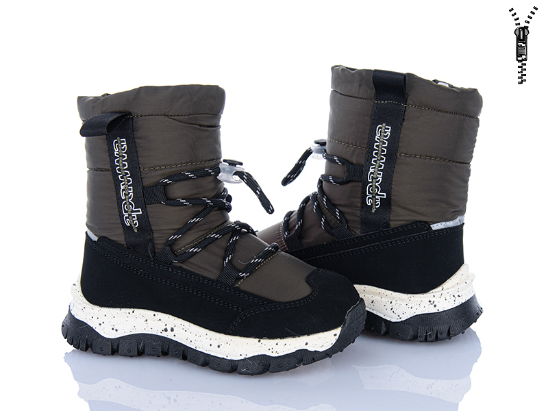 Дутики Clibee-ShoSho (28-33) D6912P-1 khaki (зима)