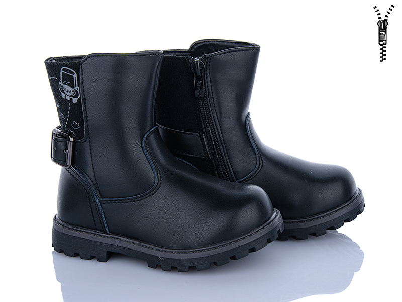 Ботинки Clibee-ShoSho (25-30) H65 black (зима)