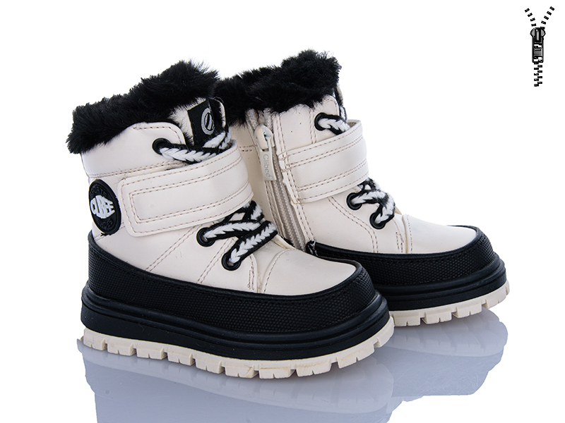 Ботинки Clibee-ShoSho (22-27) HA550 beige (зима)