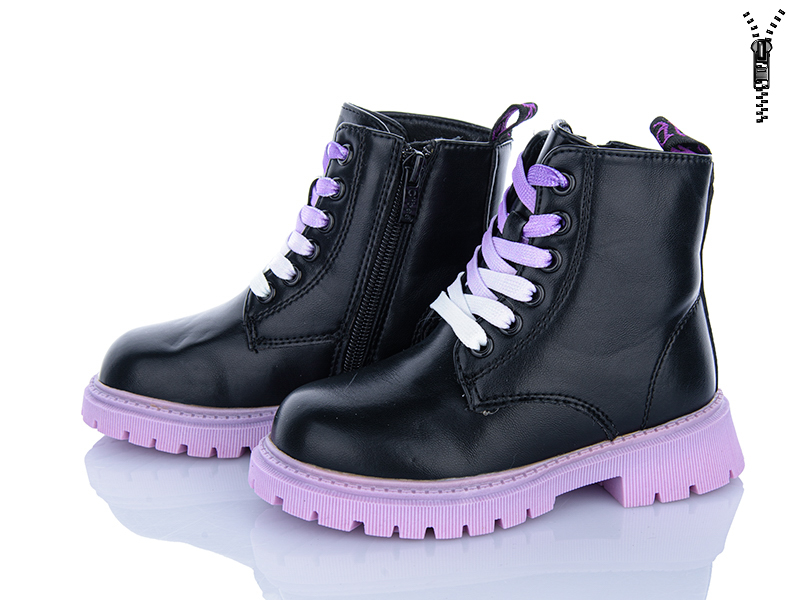 Ботинки Clibee-ShoSho (26-31) HB380 black (зима)