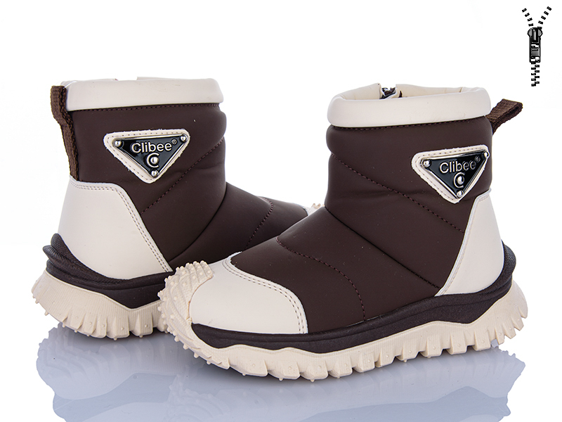 Ботинки Clibee-ShoSho (27-32) HB549 brown (зима)
