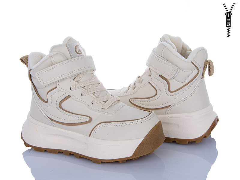 Ботинки Clibee-ShoSho (27-32) HB573 beige (зима)