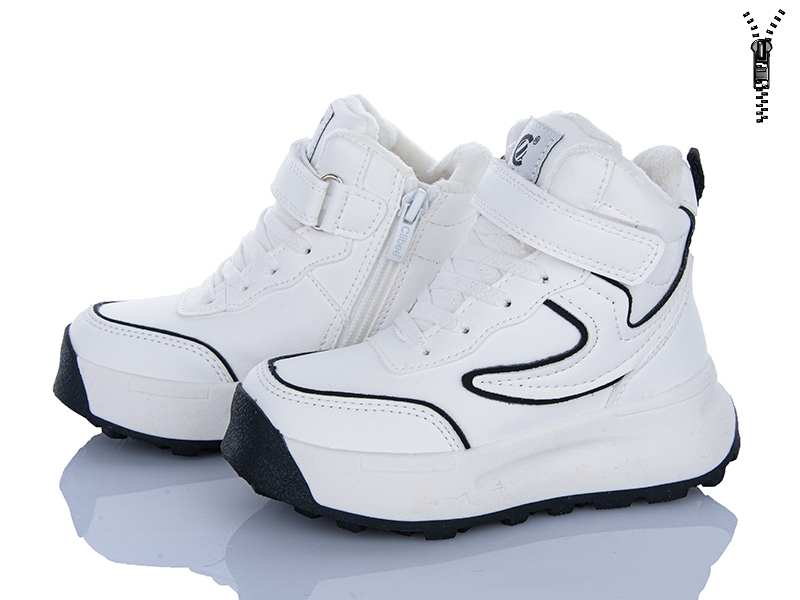 Ботинки Clibee-ShoSho (27-32) HB573 white (зима)