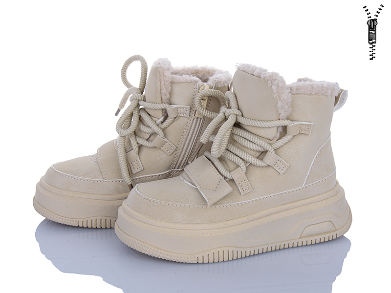 Ботинки Clibee-ShoSho (27-32) HB597-4 beige (зима)