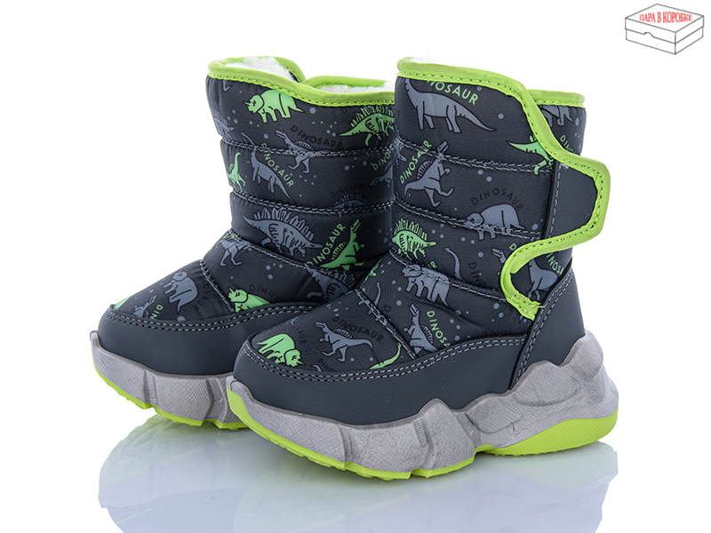 Дутики Clibee-ShoSho (22-27) HD01 green (зима)
