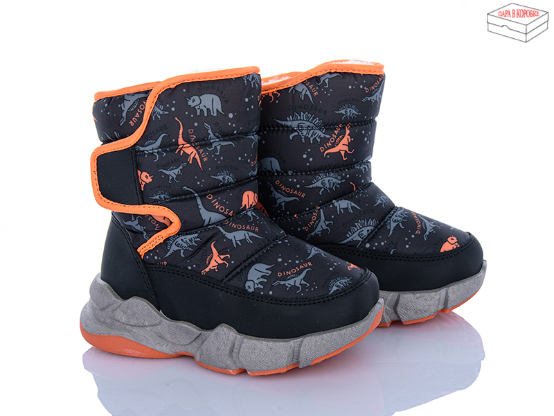 Дутики Clibee-ShoSho (28-35) HD02 orange (зима)