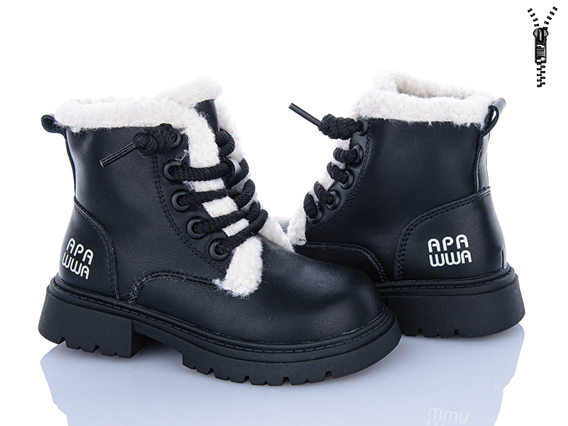 Ботинки Clibee-ShoSho (26-31) N5046P-1 black (зима)