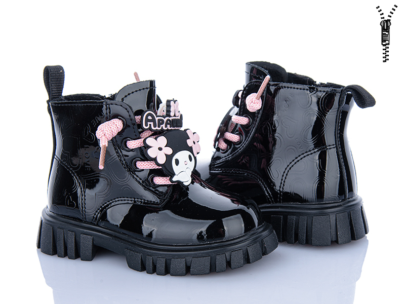 Ботинки Clibee-ShoSho (21-25) N5050P-1 black (зима)