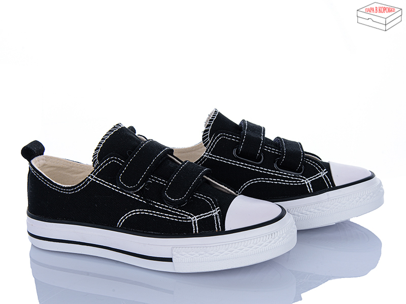 Кеды Clibee-ShoSho (32-37) RC09P black (деми)