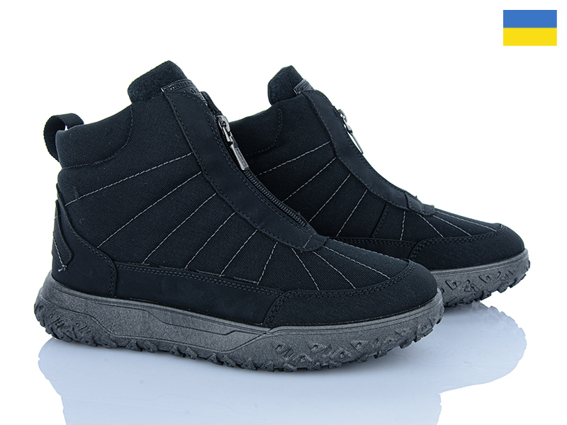 Ботинки Roks (41-45) 2403 чорний (зима)