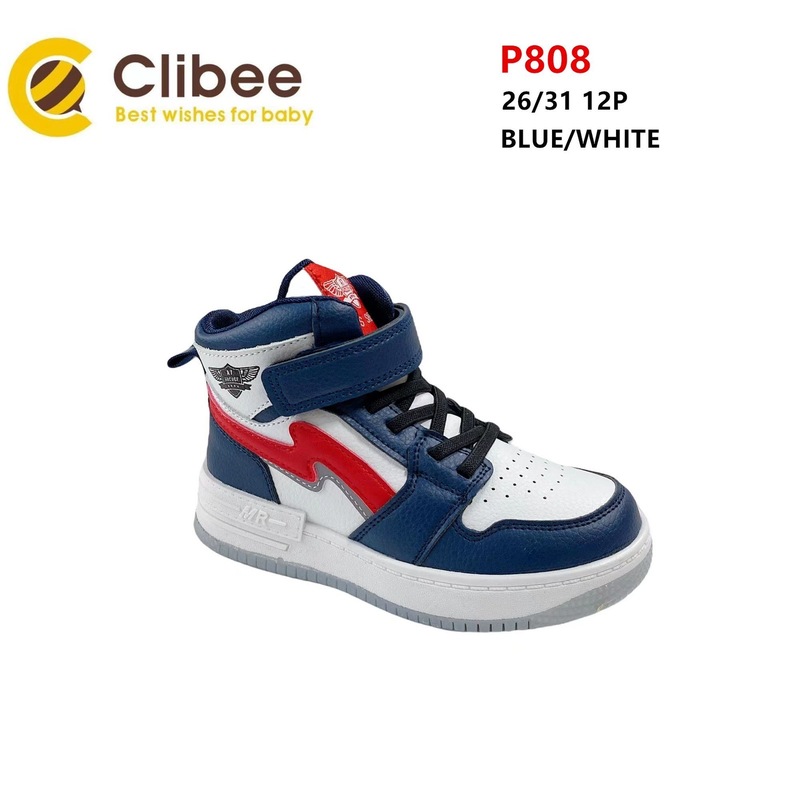 Кроссовки DvaClibee (26-31) Apa-P808 blue-white (деми)