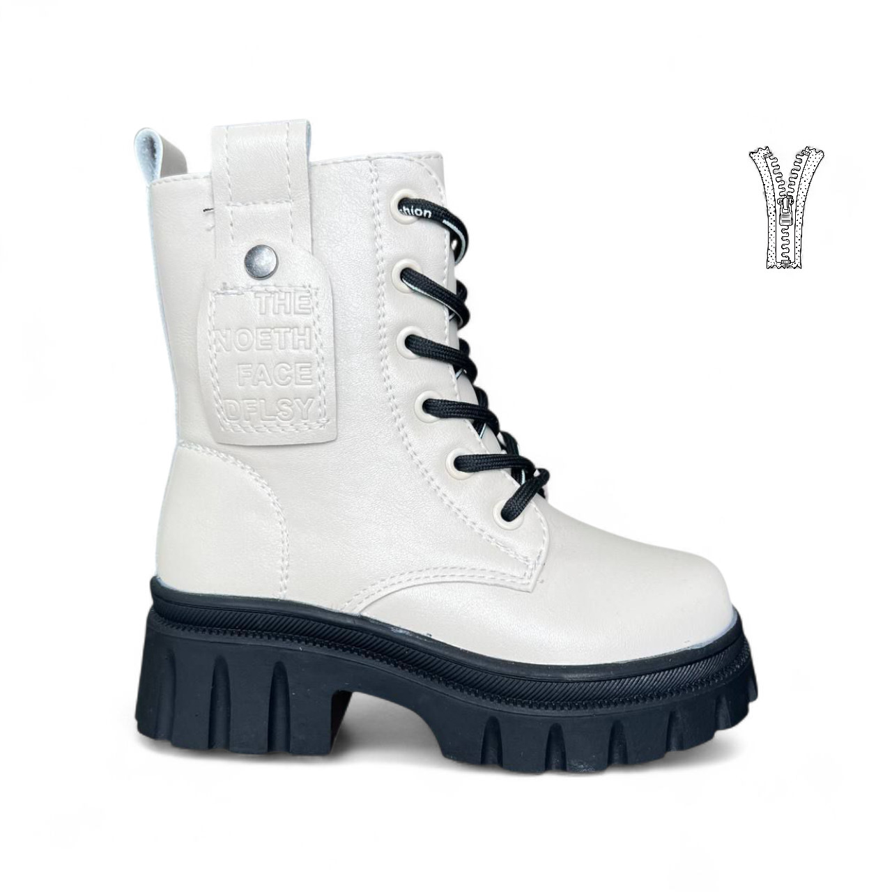 Ботинки DvaClibee (26-31) AL-K2021 beige (зима)
