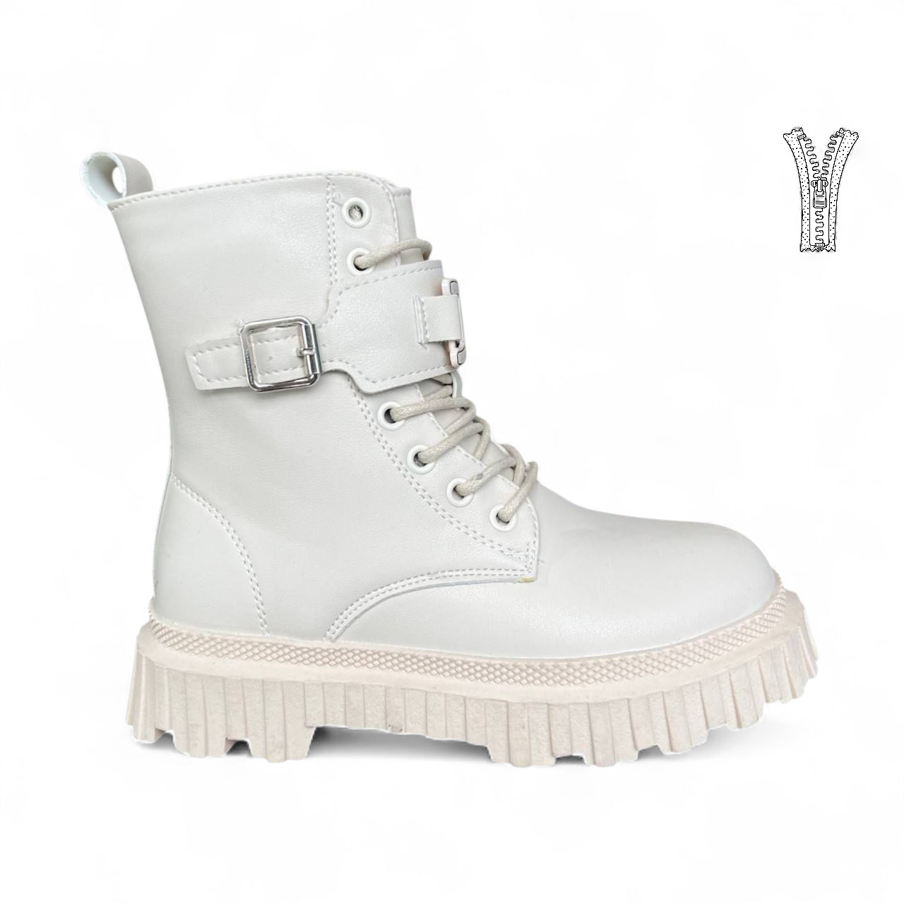 Ботинки DvaClibee (31-36) AL-RY70 beige (зима)