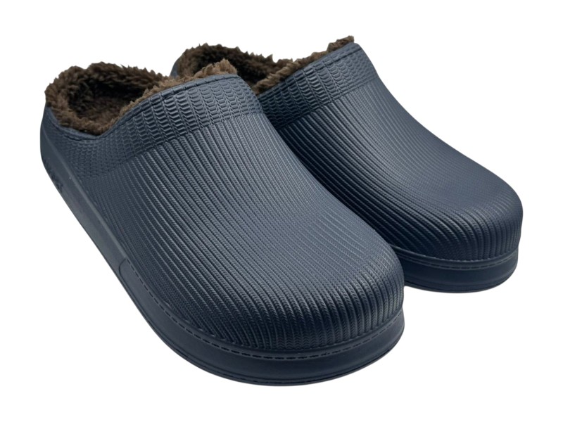 Сабо Rai shoes (41-45) C117 синій (зима)