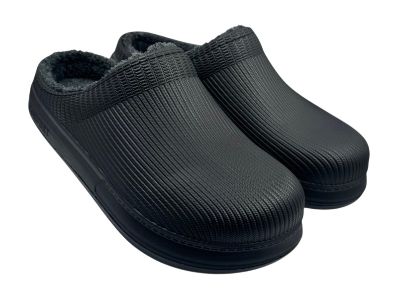 Сабо Rai shoes (41-45) C117 чорний (зима)