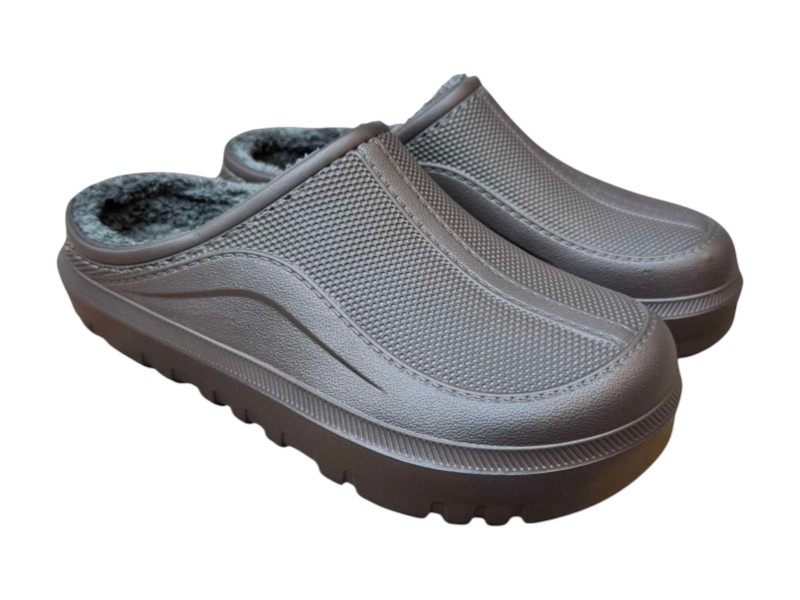 Сабо Rai shoes (41-45) C123 коричневий (зима)