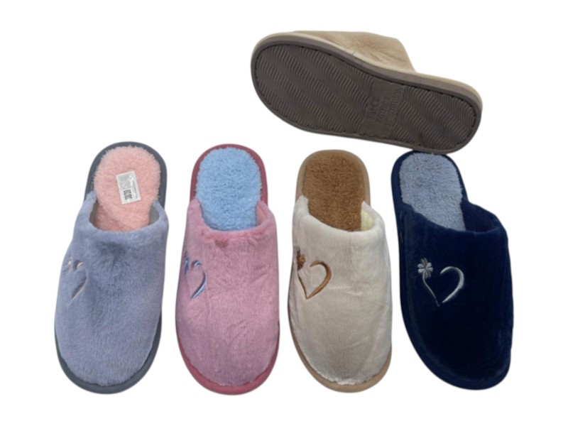 Тапочки Rai shoes (36-41) DF2505 mix (зима)