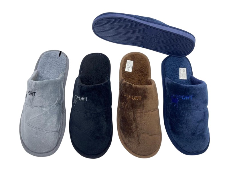 Тапочки Rai shoes (42-47) DF2510 mix (зима)