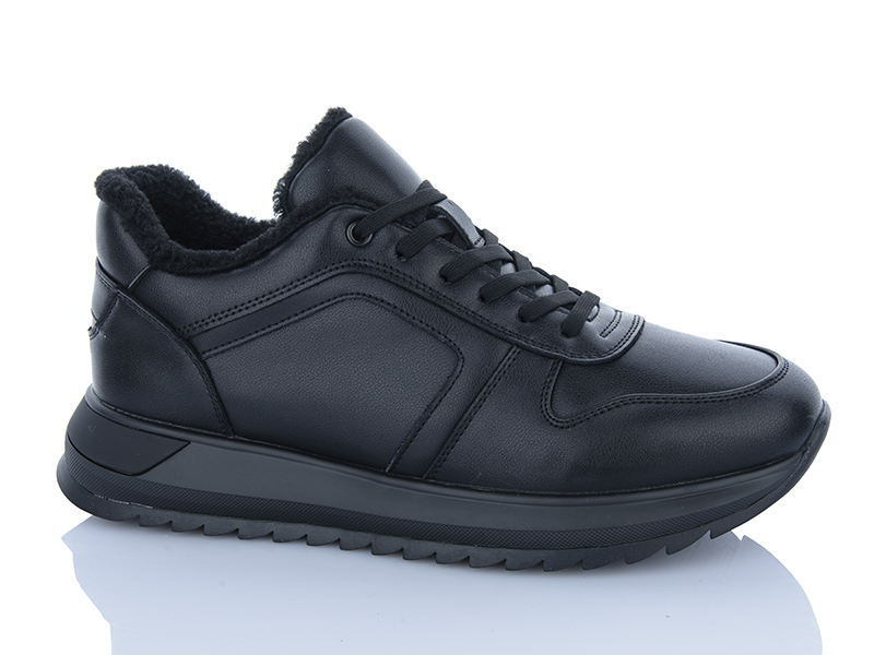 Кроссовки DINO ALBAT (41-45) V033-9 black (зима)