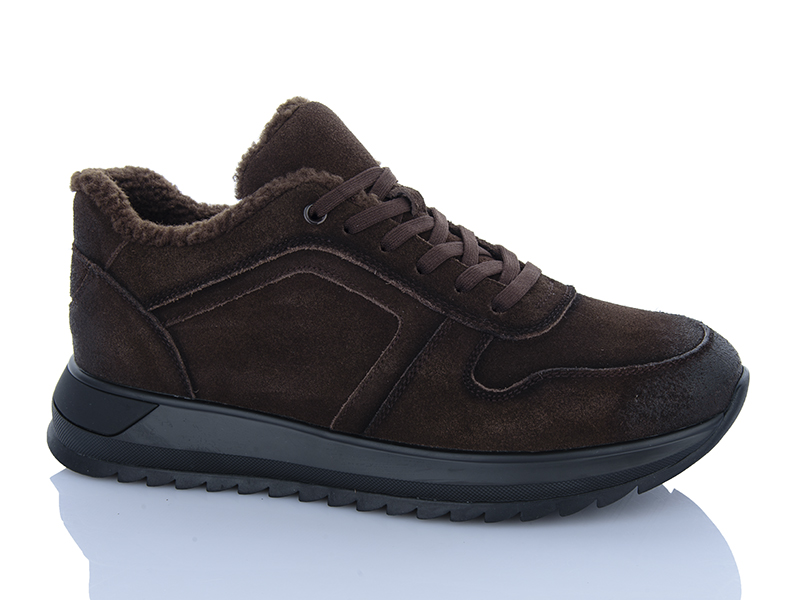 Кроссовки DINO ALBAT (41-45) V033-9 brown (зима)